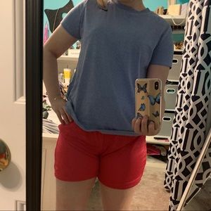 Reebok pink girls shorts